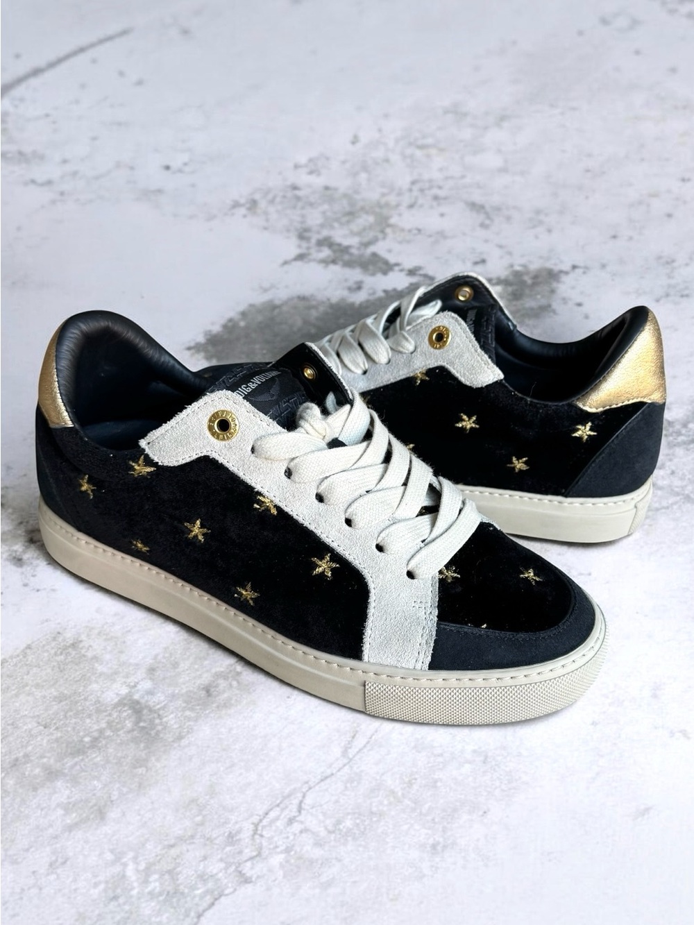 Zadig & Voltaire Velvet Low Top Sneakers